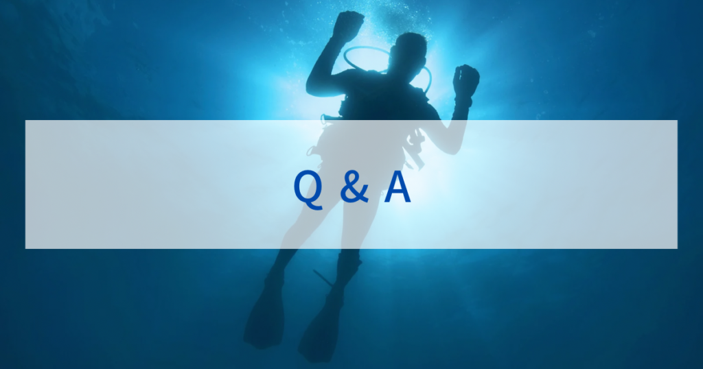 「ダイビングライセンスの取り方」についてよくある質問　Q&A